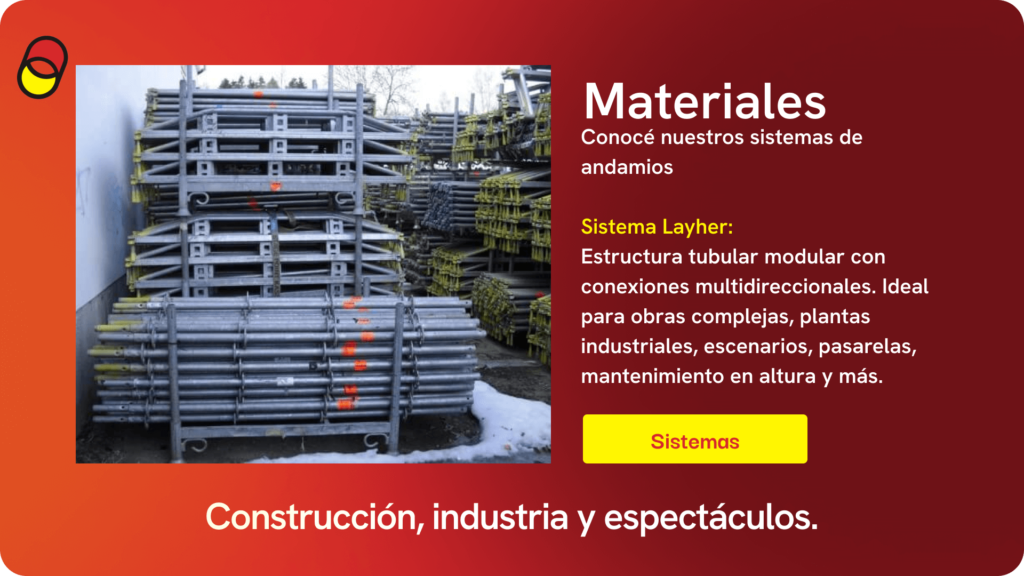 Materiales disponibles de Andamio S.A.